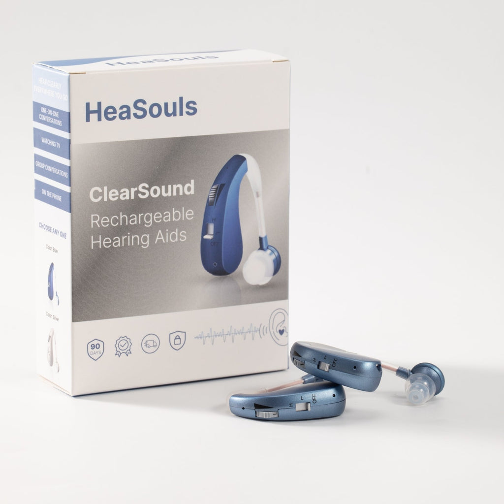 Audífonos recargables BTE ClearSound HeaSouls™️ (par de 2)