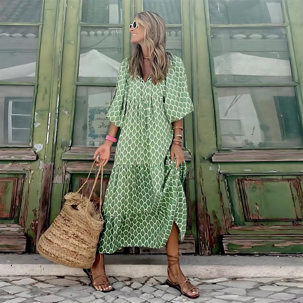 Sabine™ | Vestido Largo Bohemio y Elegante para Mujer