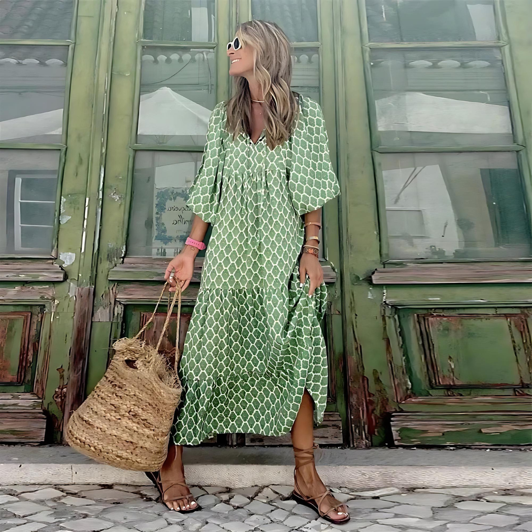 Sabine™ | Vestido Largo Bohemio y Elegante para Mujer