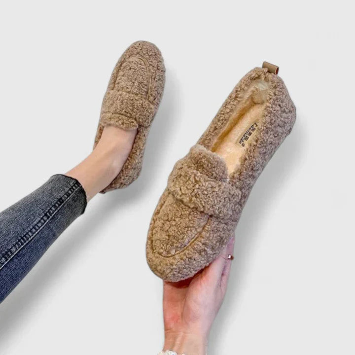USHA | Mocasines de lana de cordero de lujo