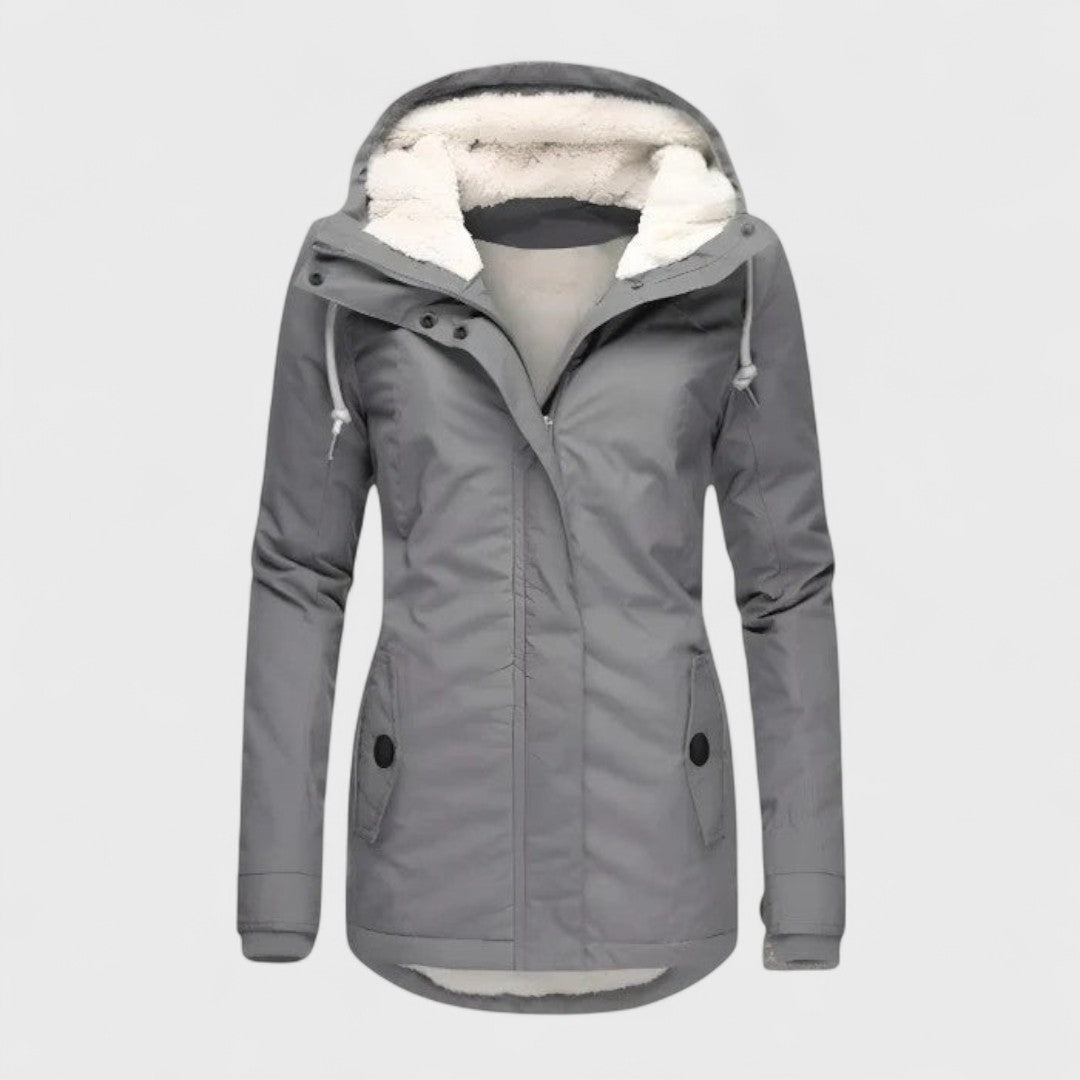 Anna | Chaqueta de invierno impermeable con capucha