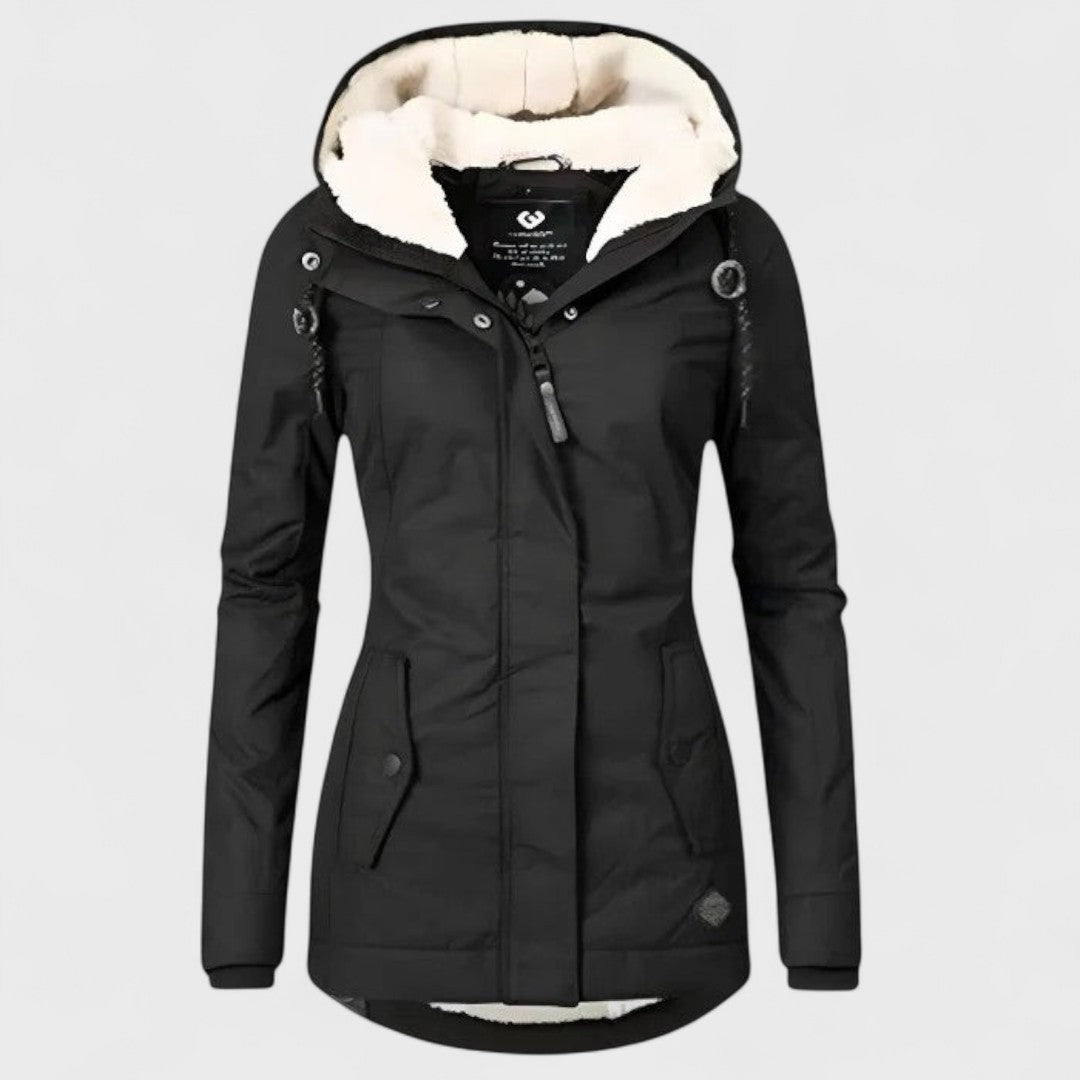 Anna | Chaqueta de invierno impermeable con capucha