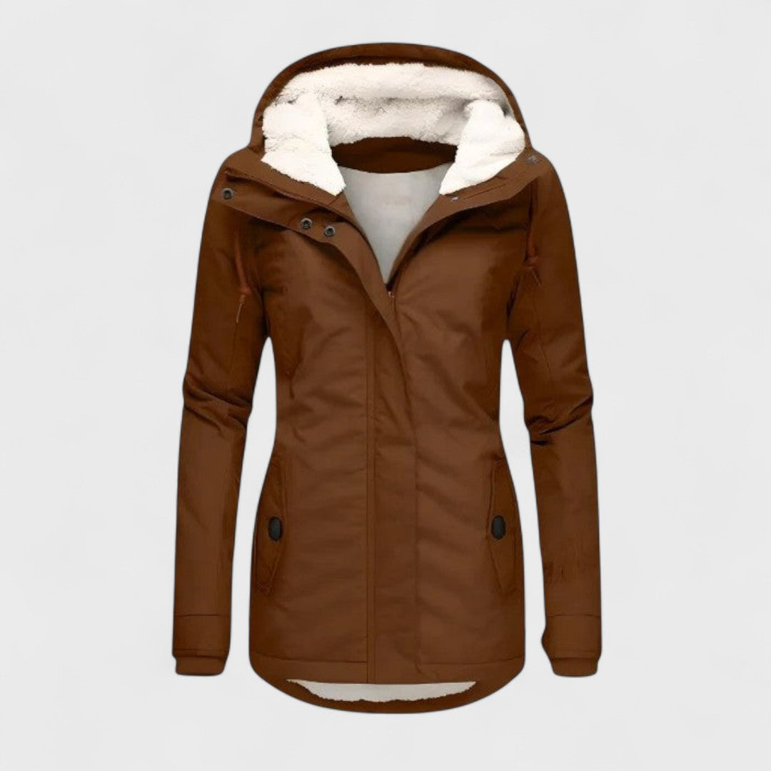 Anna | Chaqueta de invierno impermeable con capucha