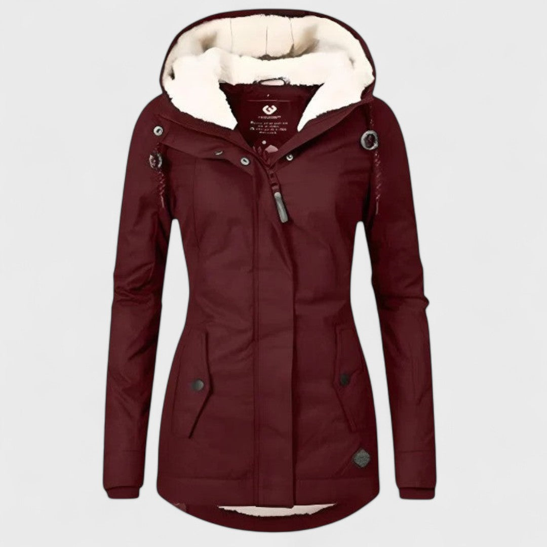 Anna | Chaqueta de invierno impermeable con capucha