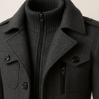 Chaqueta de invierno para hombre atemporal - Adecuada para el trabajo y el ocio