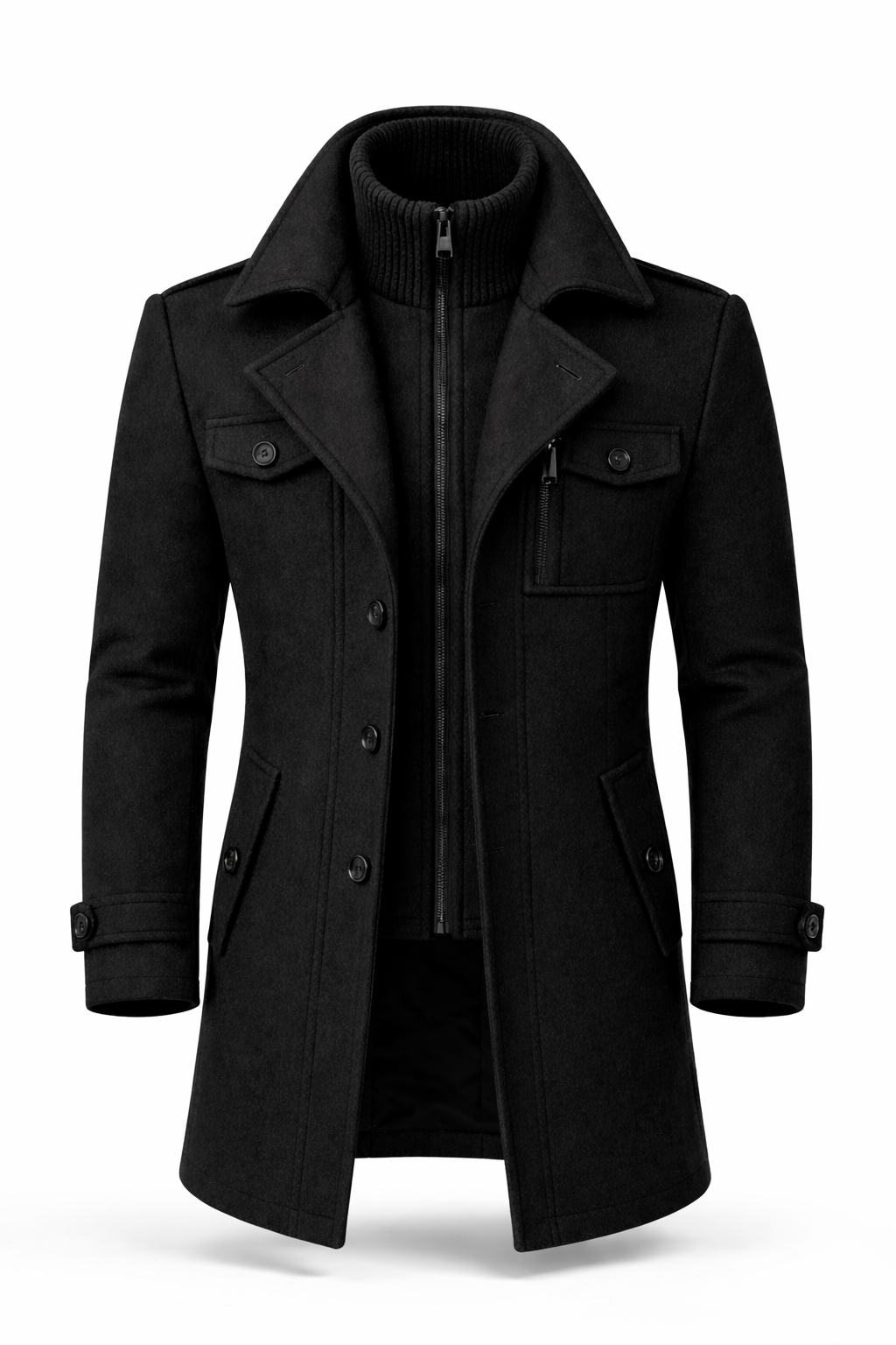 Chaqueta de invierno para hombre atemporal - Adecuada para el trabajo y el ocio