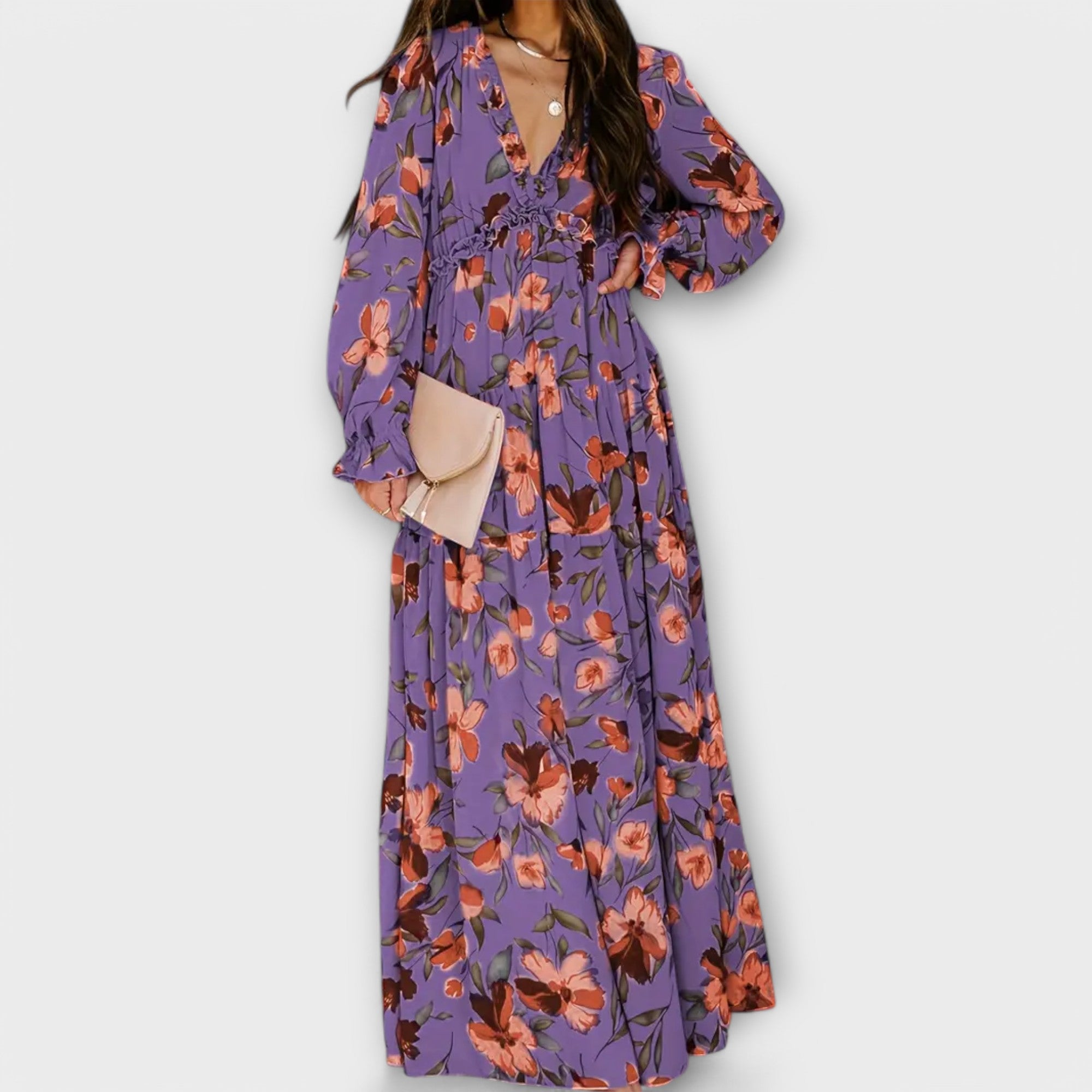 Ynah | Vestido largo elegante para mujer