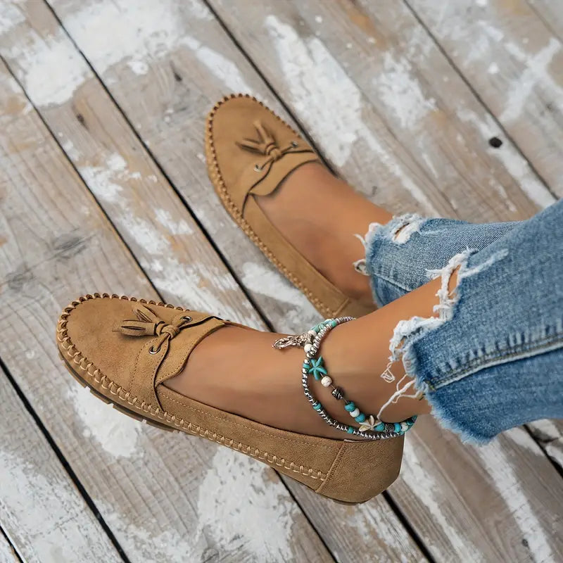 Comodidad Costera – Mocasines sin Cordones