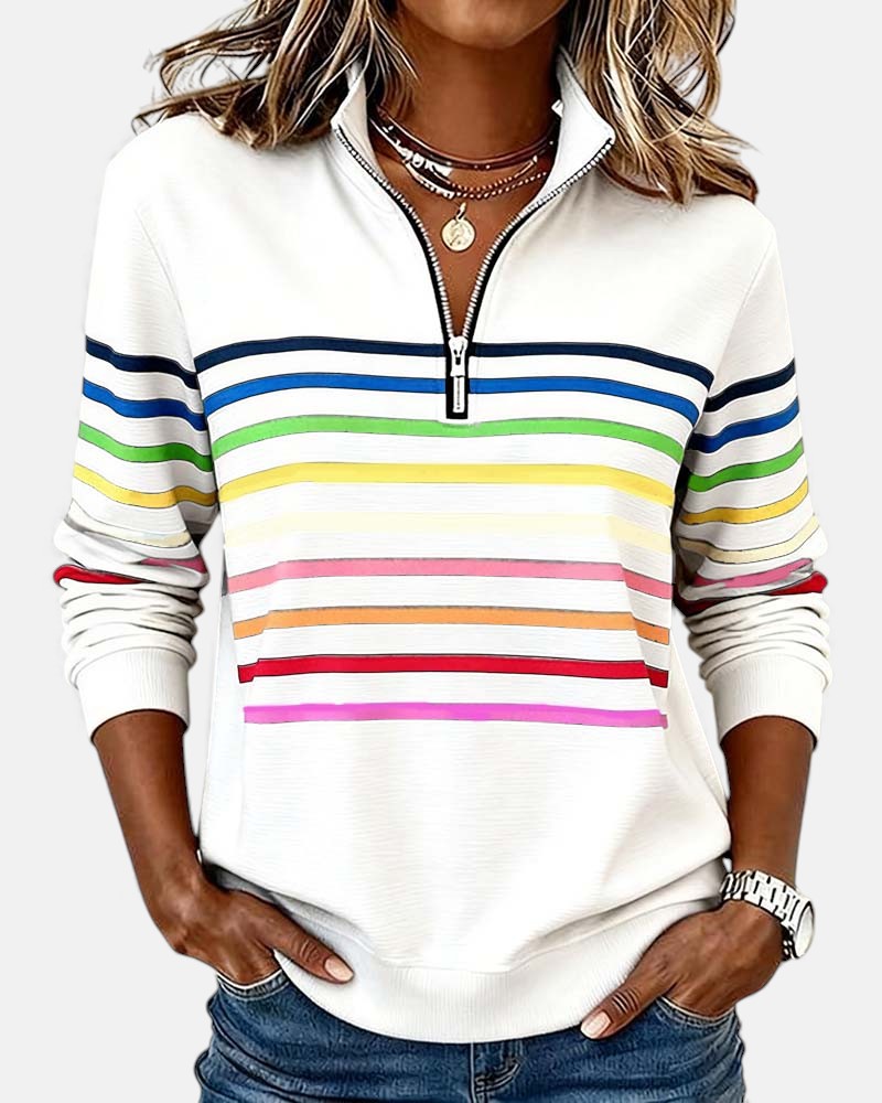 Wren | Sudadera clásica de algodón con cremallera para la comodidad de cada día