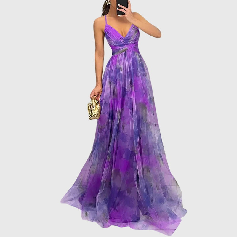Giselle™ | Vestido maxi floral para mujer