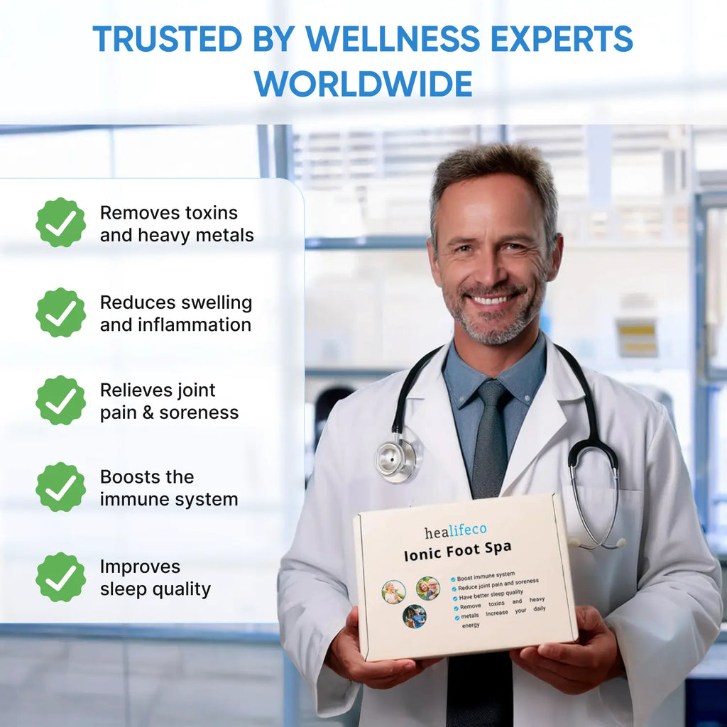 Recover X - Ionic Foot Spa | Elimina toxinas y metales pesados para una vida más saludable