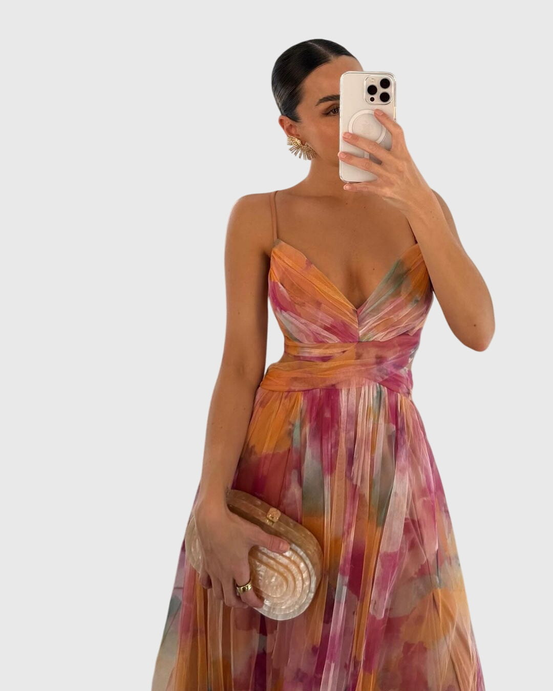 Giselle™ | Vestido maxi floral para mujer