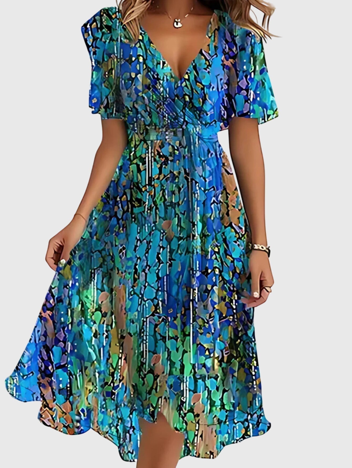 Matilda™ | Vestido de Verano con Cubre Barriga