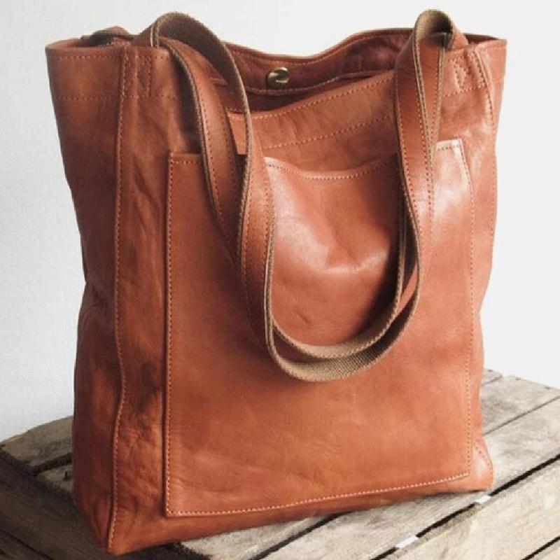Tesalia | Bolso Tote Clásico de Piel