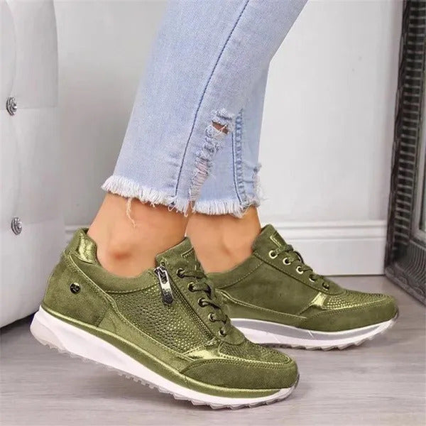 Ginette | Zapatillas Ortopédicas con Cremallera