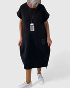 Thalyssiah | Cómodo vestido midi