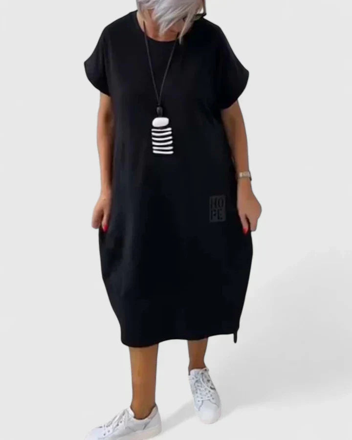 Thalyssiah | Cómodo vestido midi