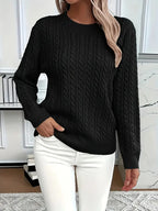 Elise | Comfortabele Kabeltrui met Tijdloze Stijl