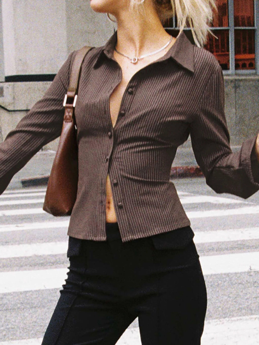 Blusa Rachel abotonada y elegante para el día a día