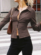 Blusa Rachel abotonada y elegante para el día a día