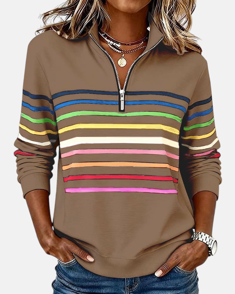 Wren | Sudadera clásica de algodón con cremallera para la comodidad de cada día