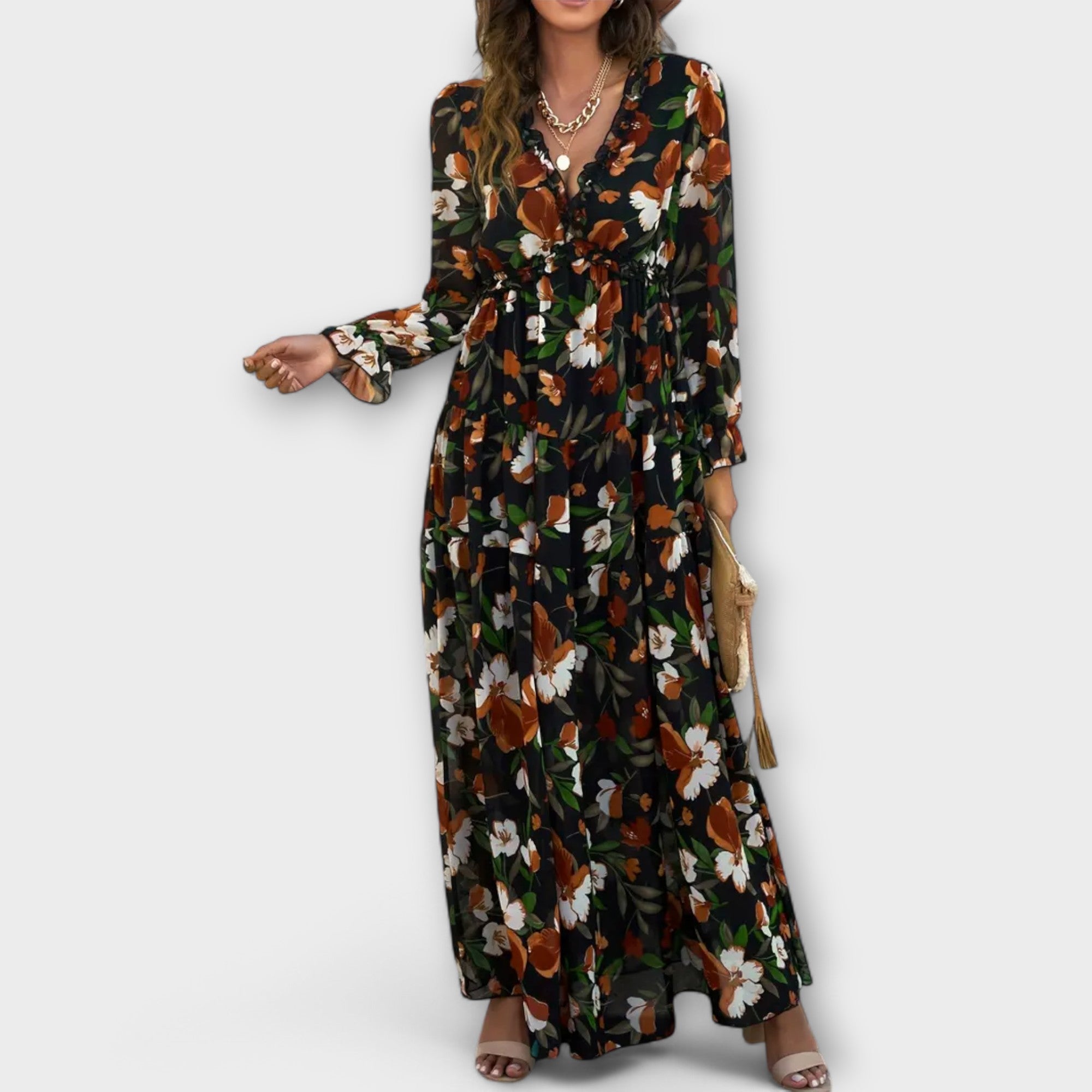 Ynah | Vestido largo elegante para mujer