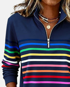 Wren | Sudadera clásica de algodón con cremallera para la comodidad de cada día