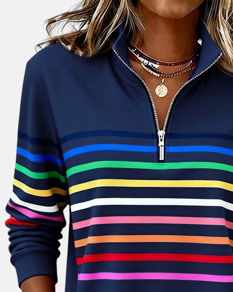 Wren | Sudadera clásica de algodón con cremallera para la comodidad de cada día