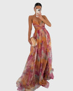 Giselle™ | Vestido maxi floral para mujer