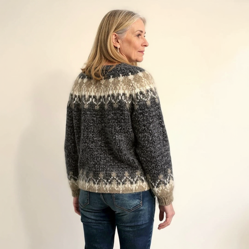 Clásico suéter de lana islandesa