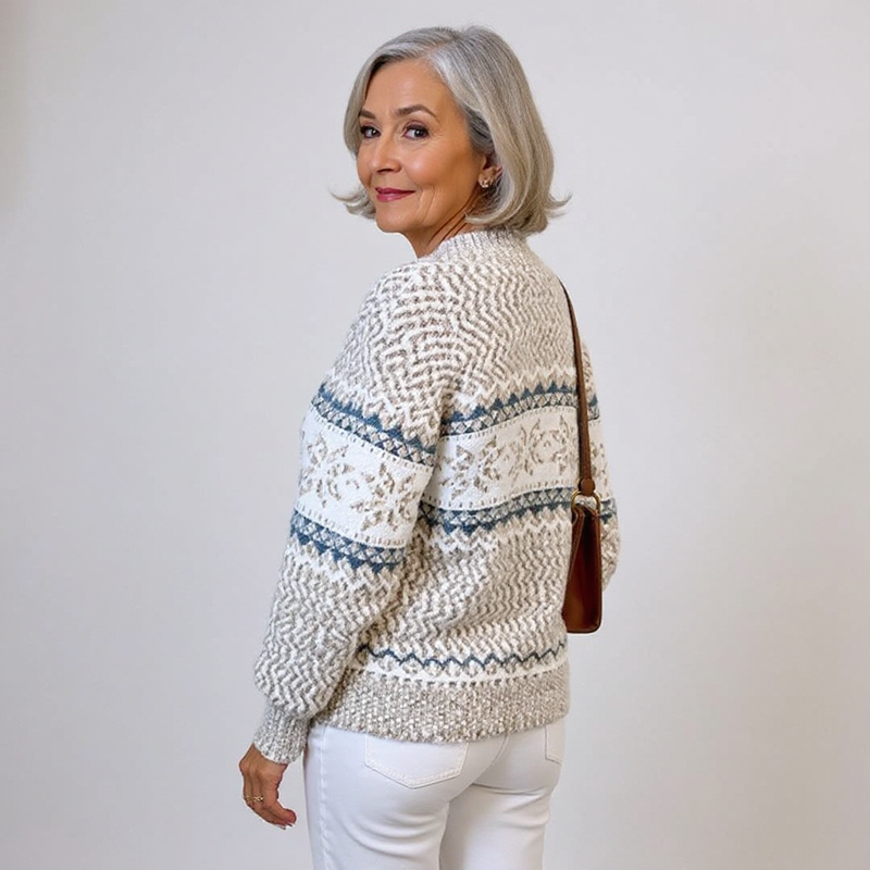 Clásico suéter de lana islandesa