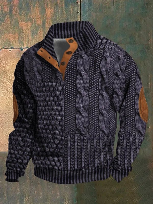 George | Luxe gebreide trui met print