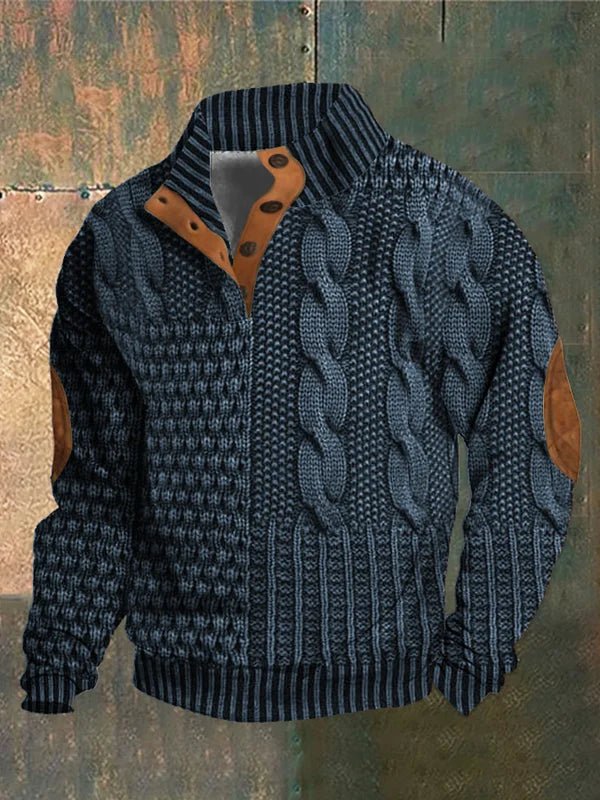 George | Luxe gebreide trui met print