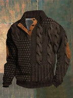 George | Luxe gebreide trui met print
