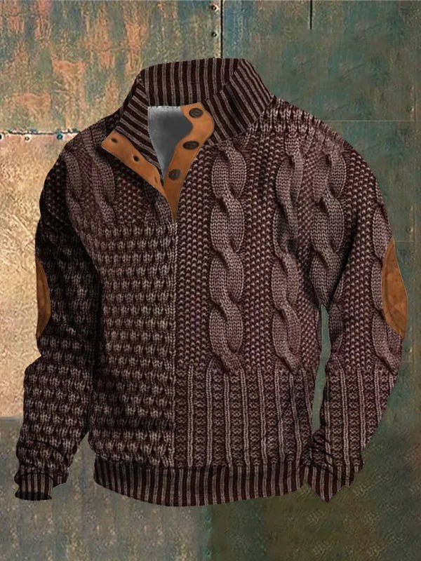 George | Luxe gebreide trui met print