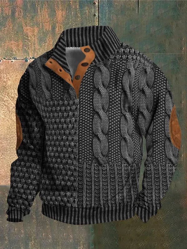 George | Luxe gebreide trui met print