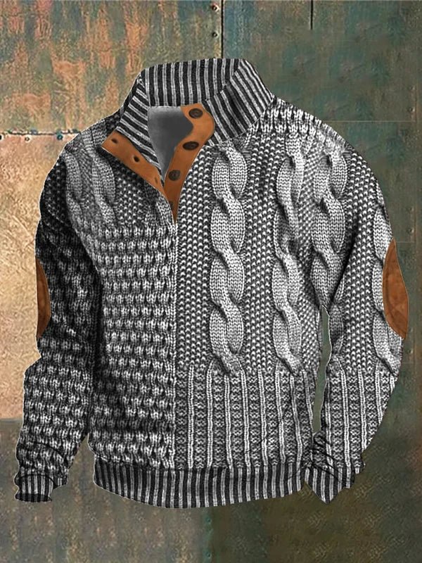 George | Luxe gebreide trui met print