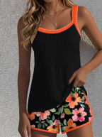 Valeria - Tankini Elegante con Short Floral