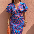 Tora™ | Vestido con mangas plisadas