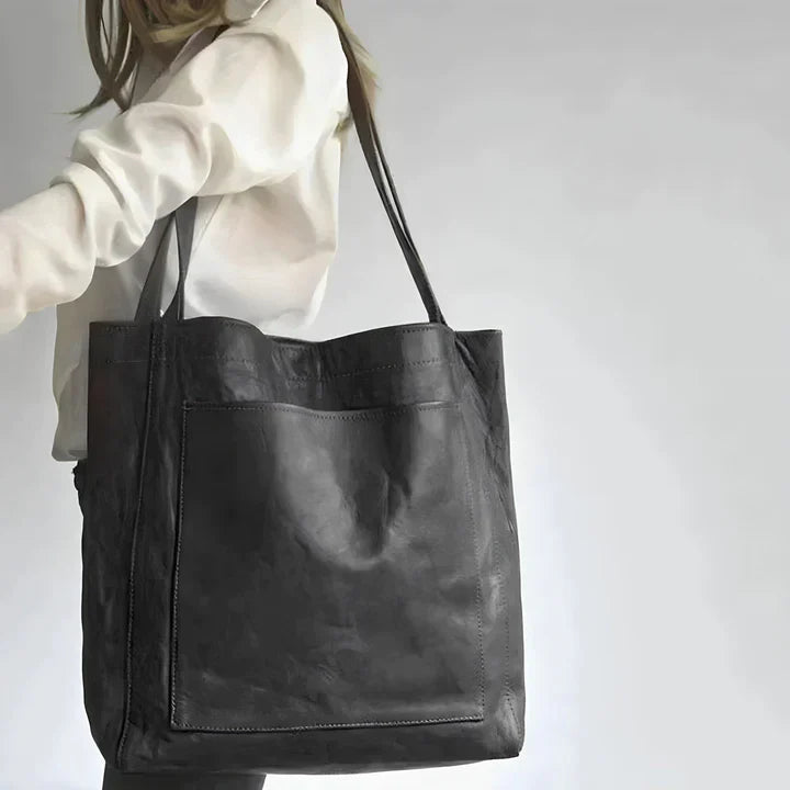Tesalia | Bolso Tote Clásico de Piel