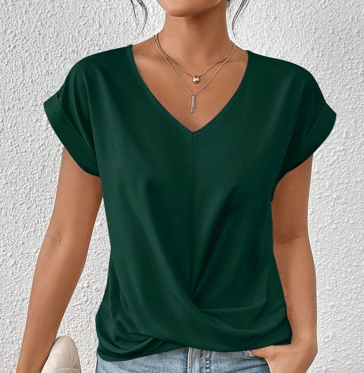 Carolyn | Top de cuello en V que aplana el abdomen
