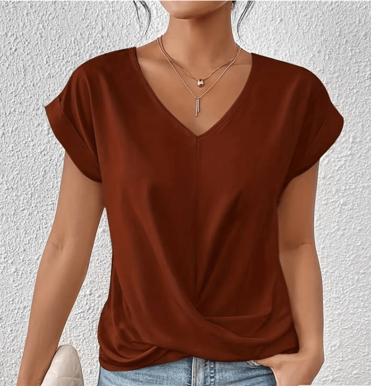 Carolyn | Top de cuello en V que aplana el abdomen
