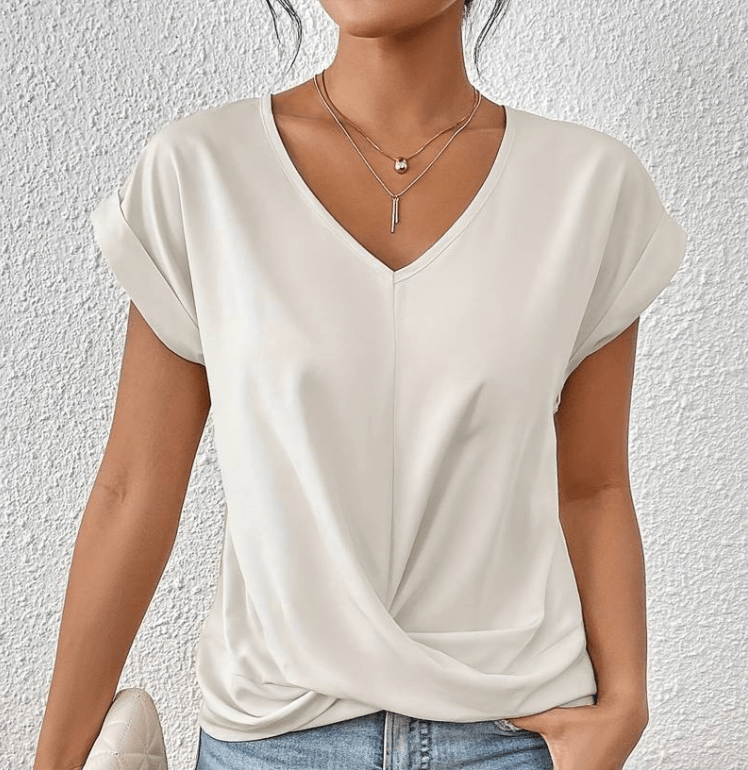 Carolyn | Top de cuello en V que aplana el abdomen