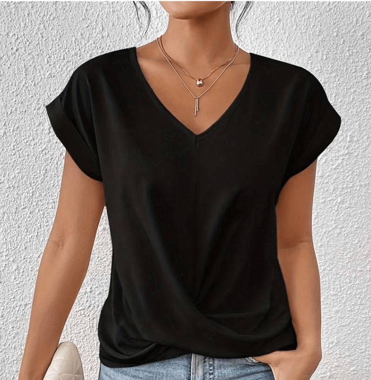 Carolyn | Top de cuello en V que aplana el abdomen
