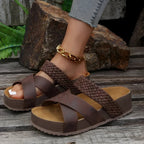 Marley – Sandalias de Plataforma Tejidas