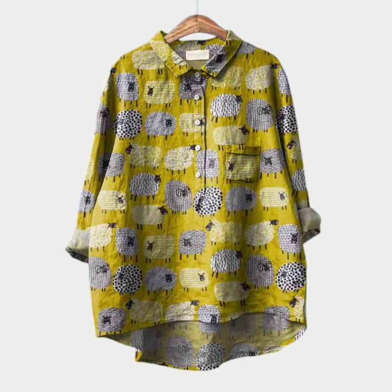 Tallie™ | Blusa Estampada Relajada para Mujer