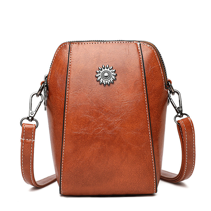 Viena | Bolso de mano mini compacto de color liso