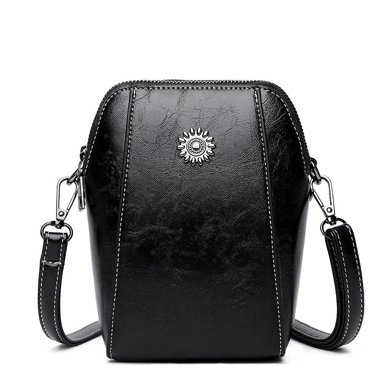 Viena | Bolso de mano mini compacto de color liso