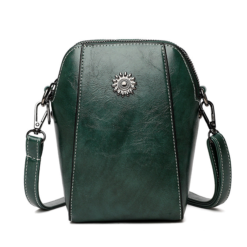 Viena | Bolso de mano mini compacto de color liso