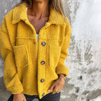 Iris™ | Chaqueta corta de lana con solapas